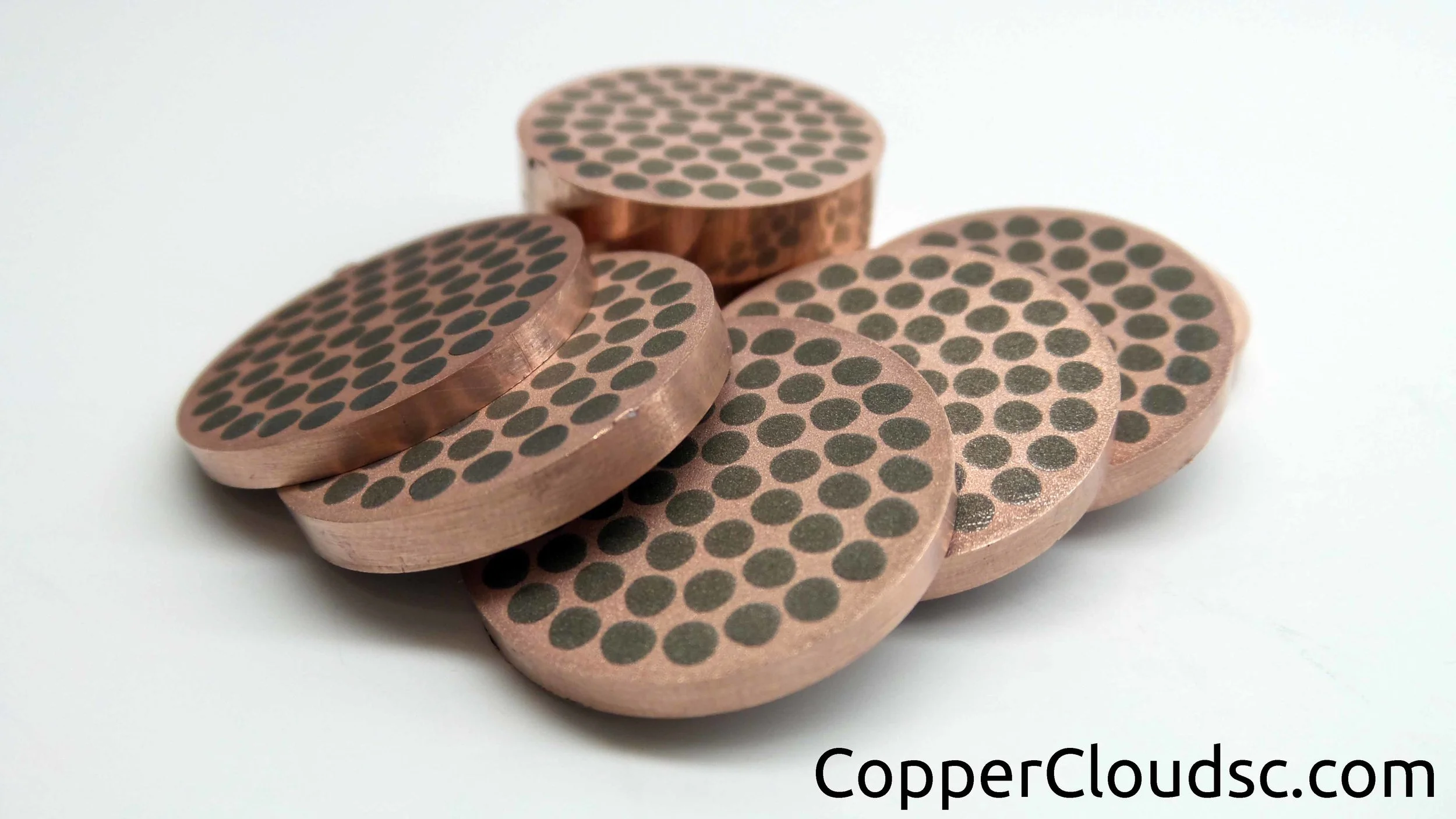 1 in. Diam Big Dot Superconductor Bar — Copper Cloud SC